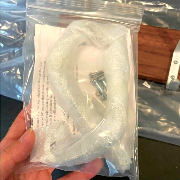 Schoolhouse Black Walnut Coat Rack 2 hooks - Picture 3 of 6